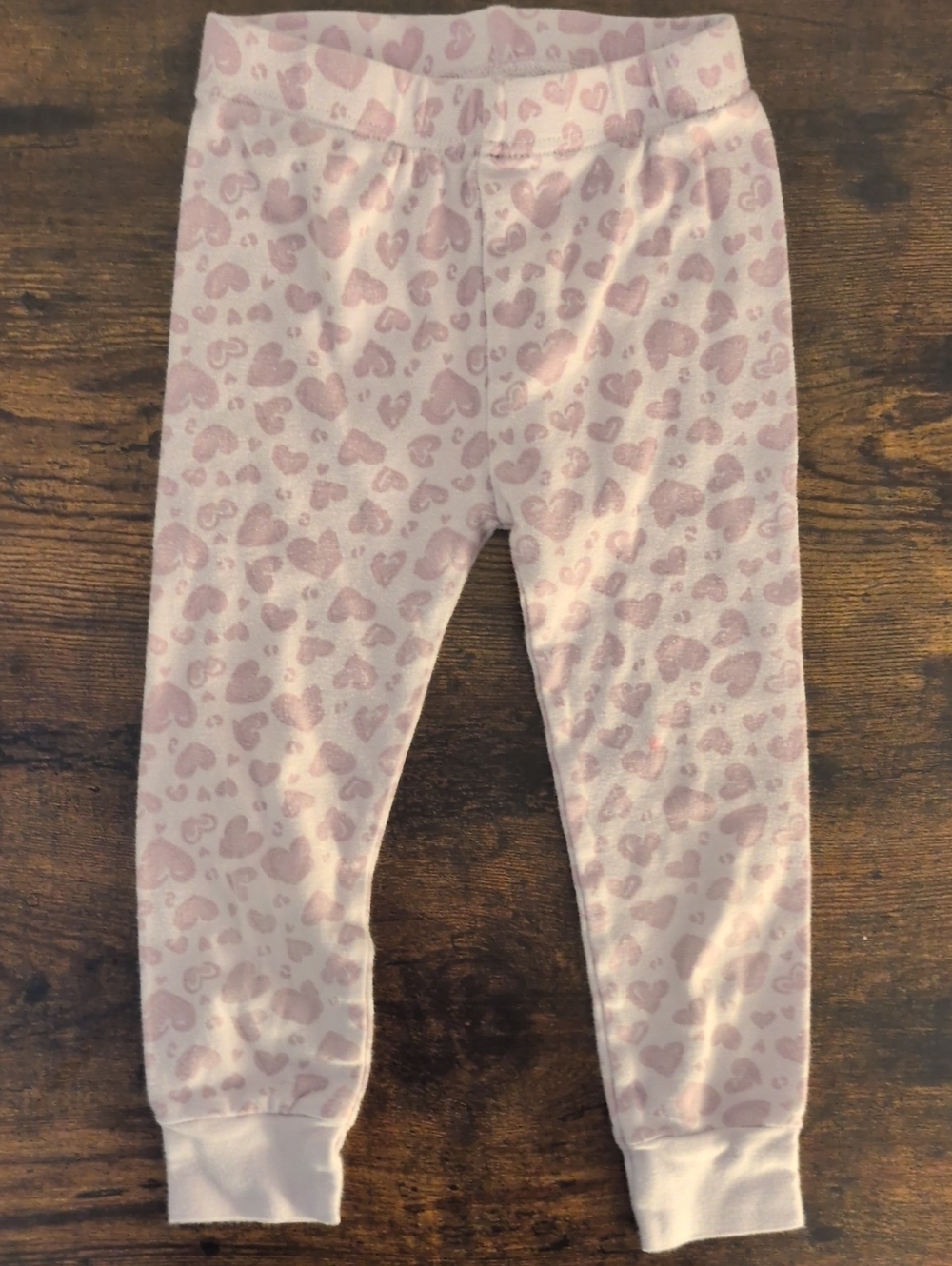 5/$25 Old Navy Pants Light Pink Heart 3T